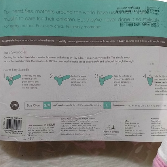 Eden easy swaddle S/M Eden  sleeping bag L - Picture 5 of 12